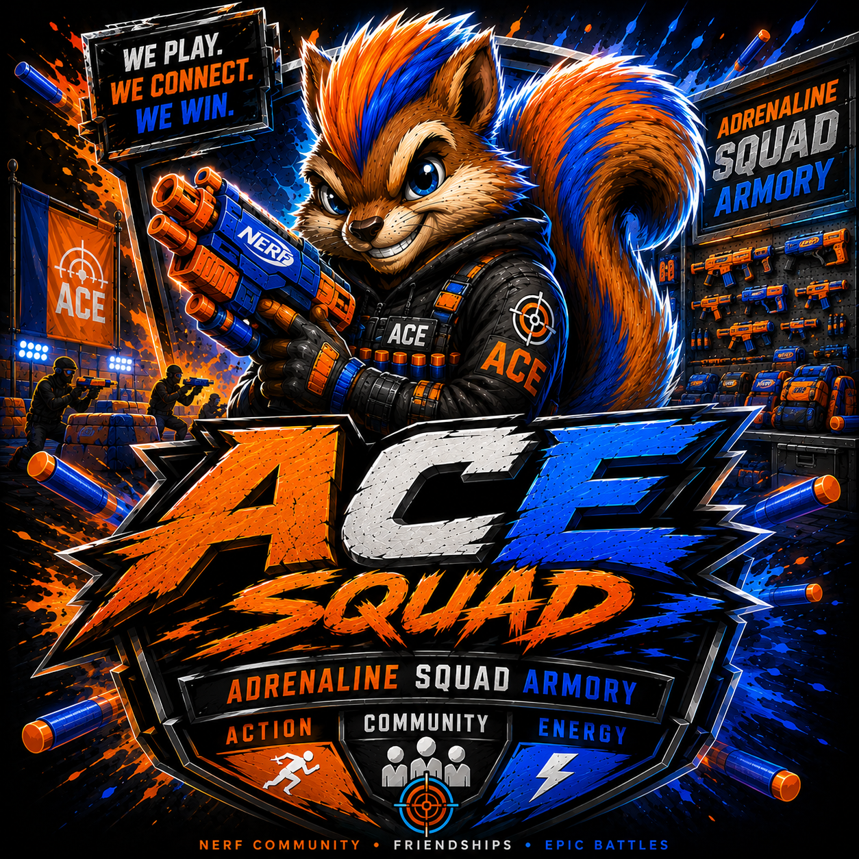 ACE Squad party and events logo